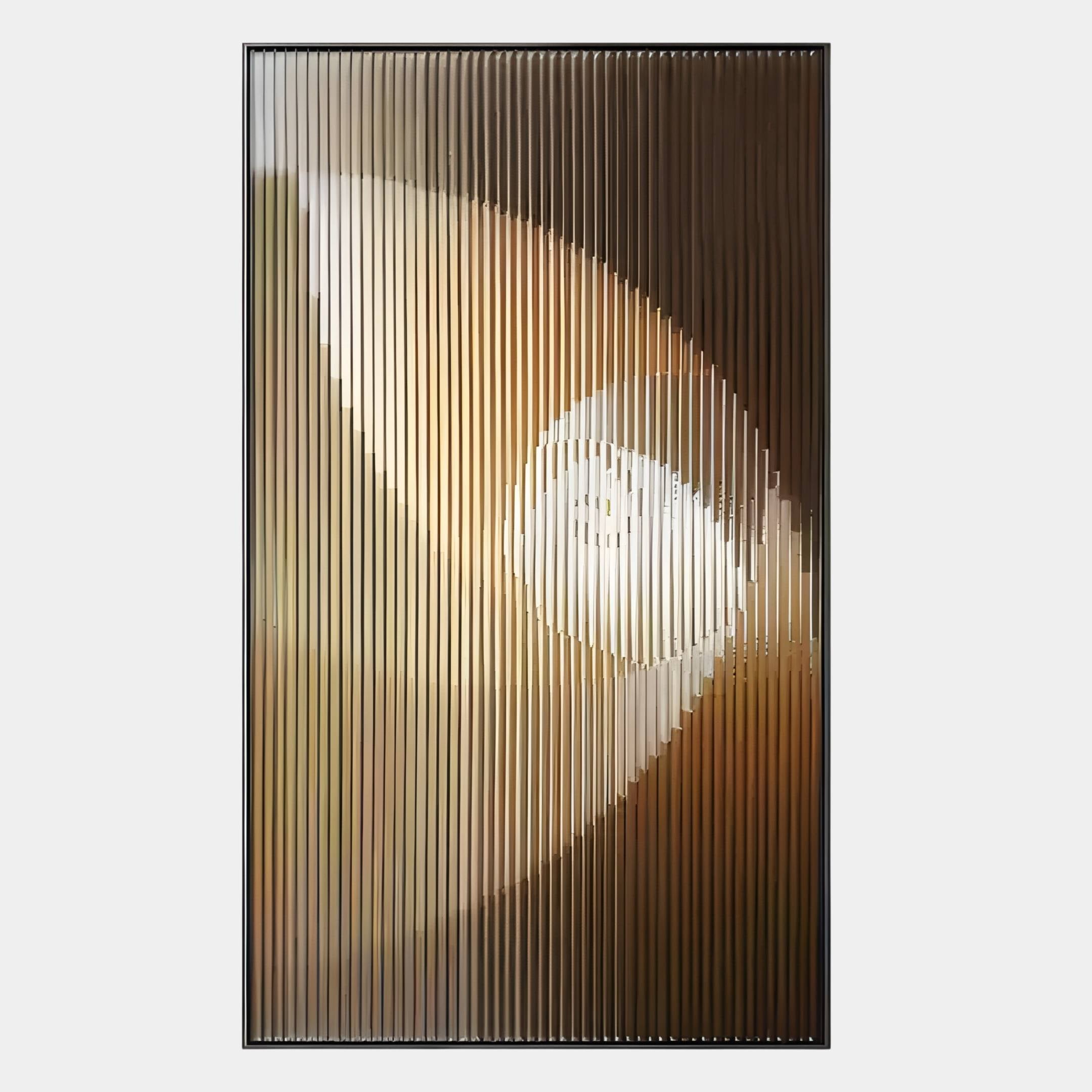 Cyclastra Amber Optical Spiral Acrylic 3D Wall Art