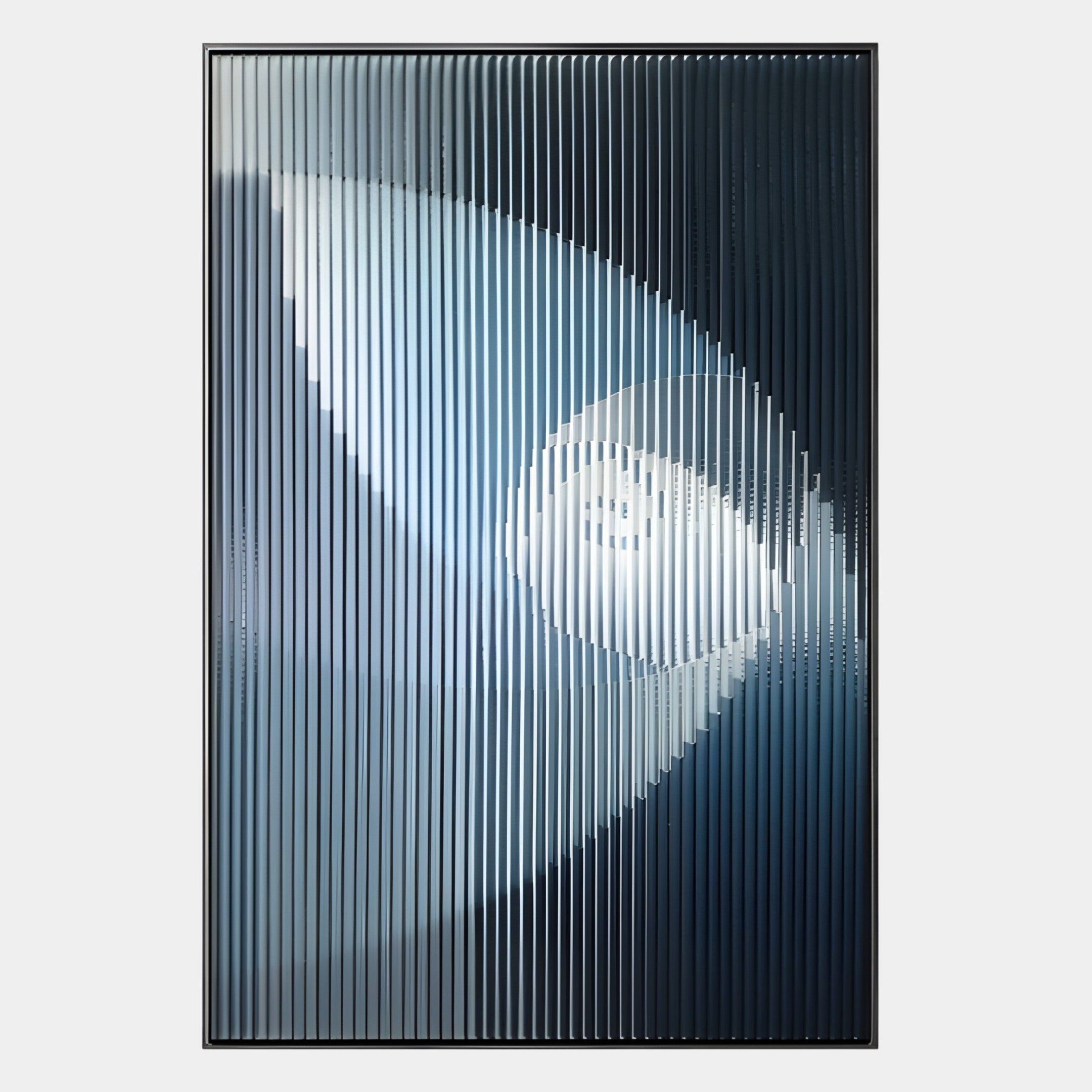 Cyclastra Blue II Optical Spiral Acrylic 3D Wall Art