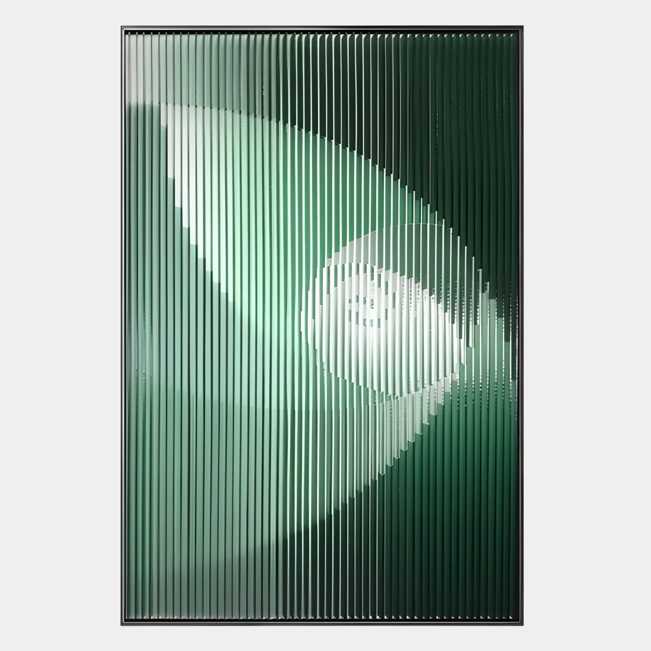 Cyclastra Green II Optical Spiral Acrylic 3D Wall Art