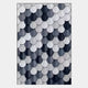 Scalara Grey & White Vertical Acrylic 3D Wall Art