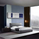 Striara White & Cobalt Flow Stripe Acrylic 3D Wall Art