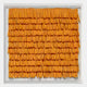 Frondra Orange Layered Leather & Acrylic 3D Wall Art