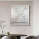 Lineora Cross Weave Cream Paper & Acrylic 3D Wall Art
