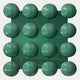 Orbessa Green Bubble Grid Square Acrylic 3D Wall Art
