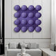 Orbessa Violet Bubble Grid Square Acrylic 3D Wall Art