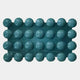 Orbessa Teal Bubble Grid Linear Acrylic 3D Wall Art