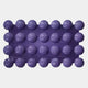 Orbessa Violet Bubble Grid Linear Acrylic 3D Wall Art