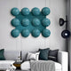 Orbessa Teal Bubble Grid Rectangle Acrylic 3D Wall Art