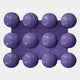 Orbessa Violet Bubble Grid Rectangle Acrylic 3D Wall Art