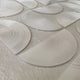 Sonique Cream Geometric Wood Relief 3D Wall Art