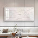 Alvarin I Cream Minimalist Felt & Acrylic 3D Wall Art