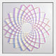 Lumira Pastel Spiral Fold Acrylic 3D Wall Art