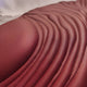 Skara Crimson Ridge & Ripple Acrylic 3D Wall Art