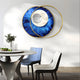 Solvata Sapphire Orbit & Metal Ring 3D Wall Art