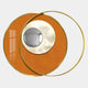 Solvata Sunset Ochre Orbit & Metal Ring 3D Wall Art