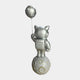 Cosmic Chrome Astronaut Kitty Moon Balloon Sculpture - 150cm