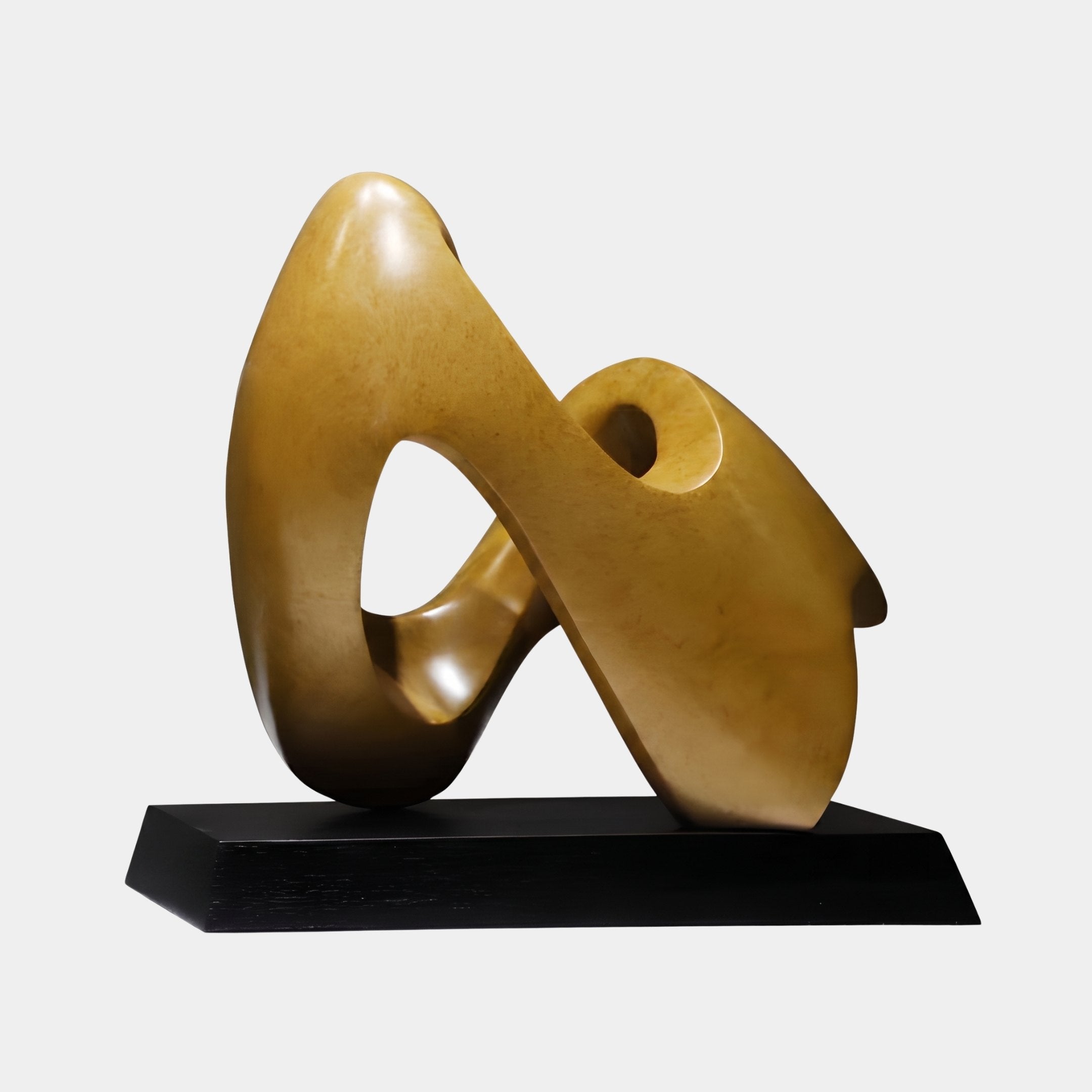 Gilded Knot Gold Abstract Sculpture - 47cm