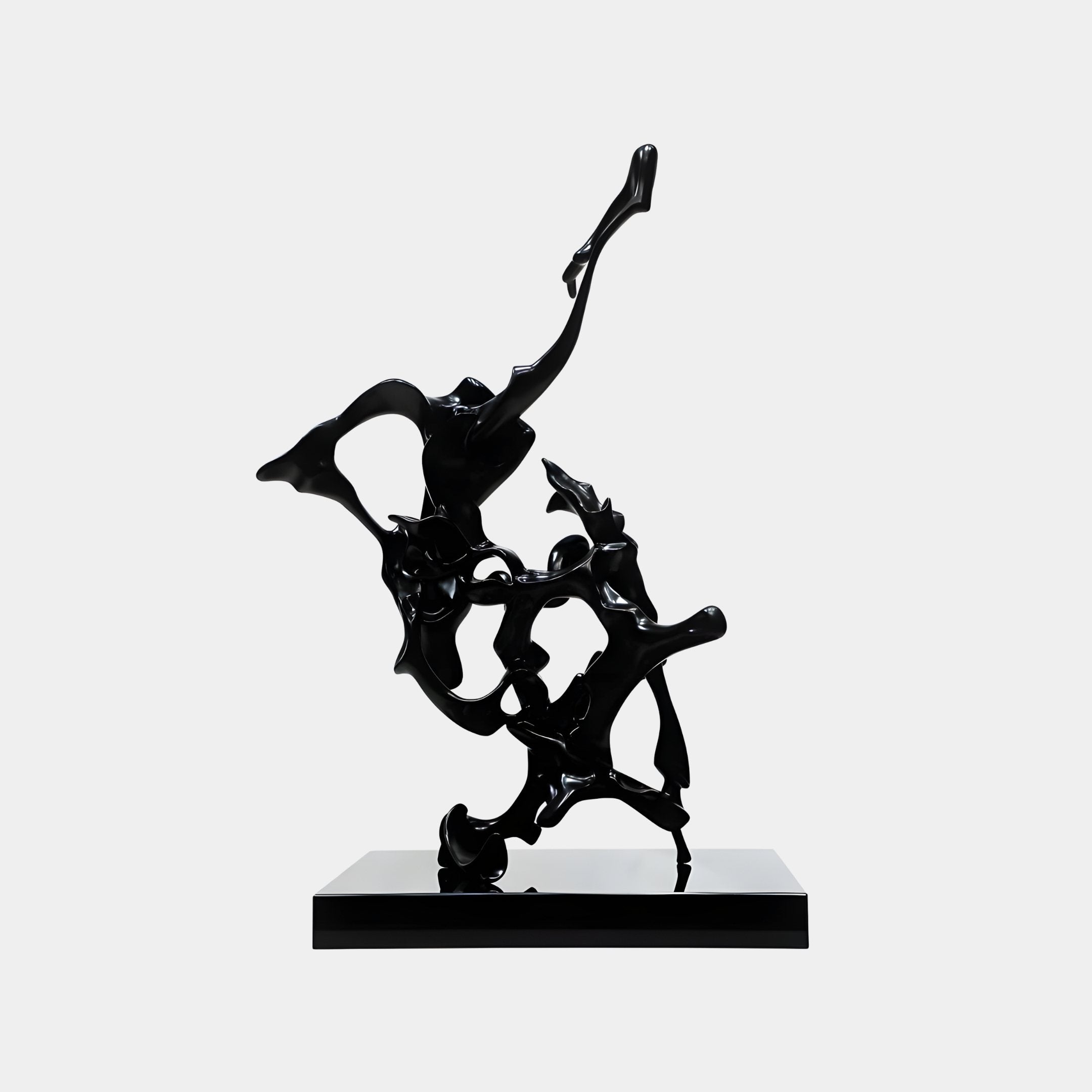 En Pointe Black Figure Sculpture - 83cm