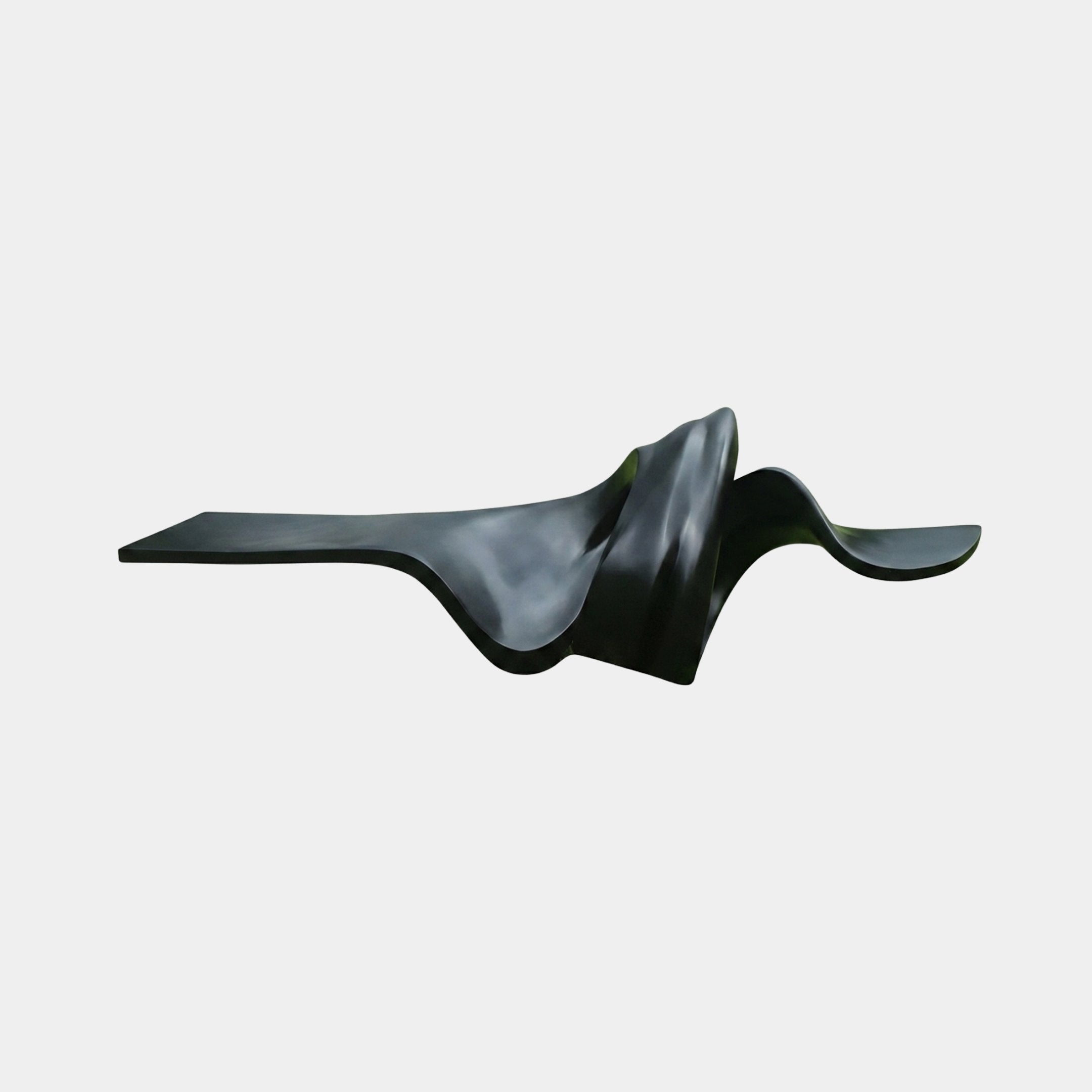 Long Swell Grey Wave Sculpture - 265cm