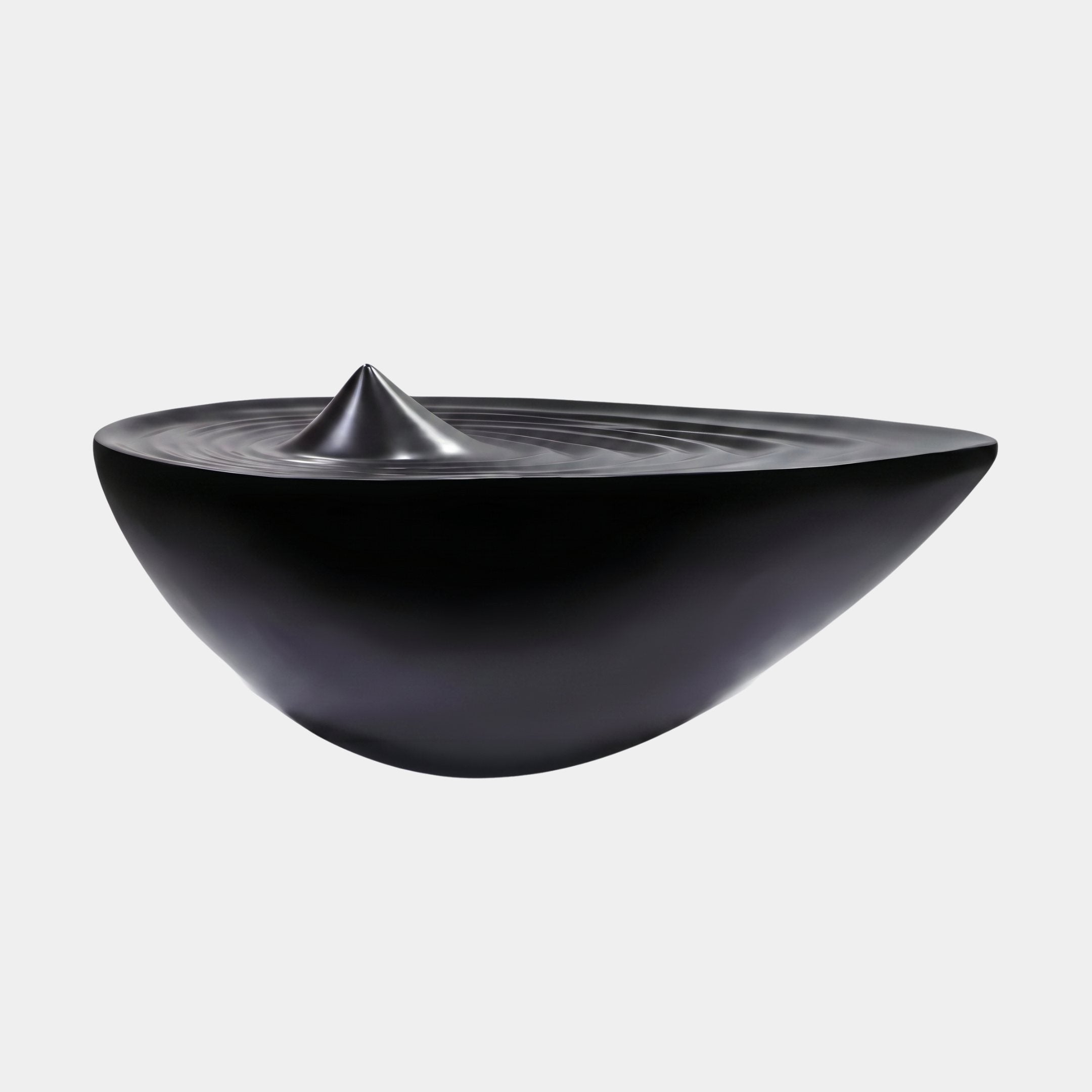 Still Pool Black Bowl Sculpture - 100cm
