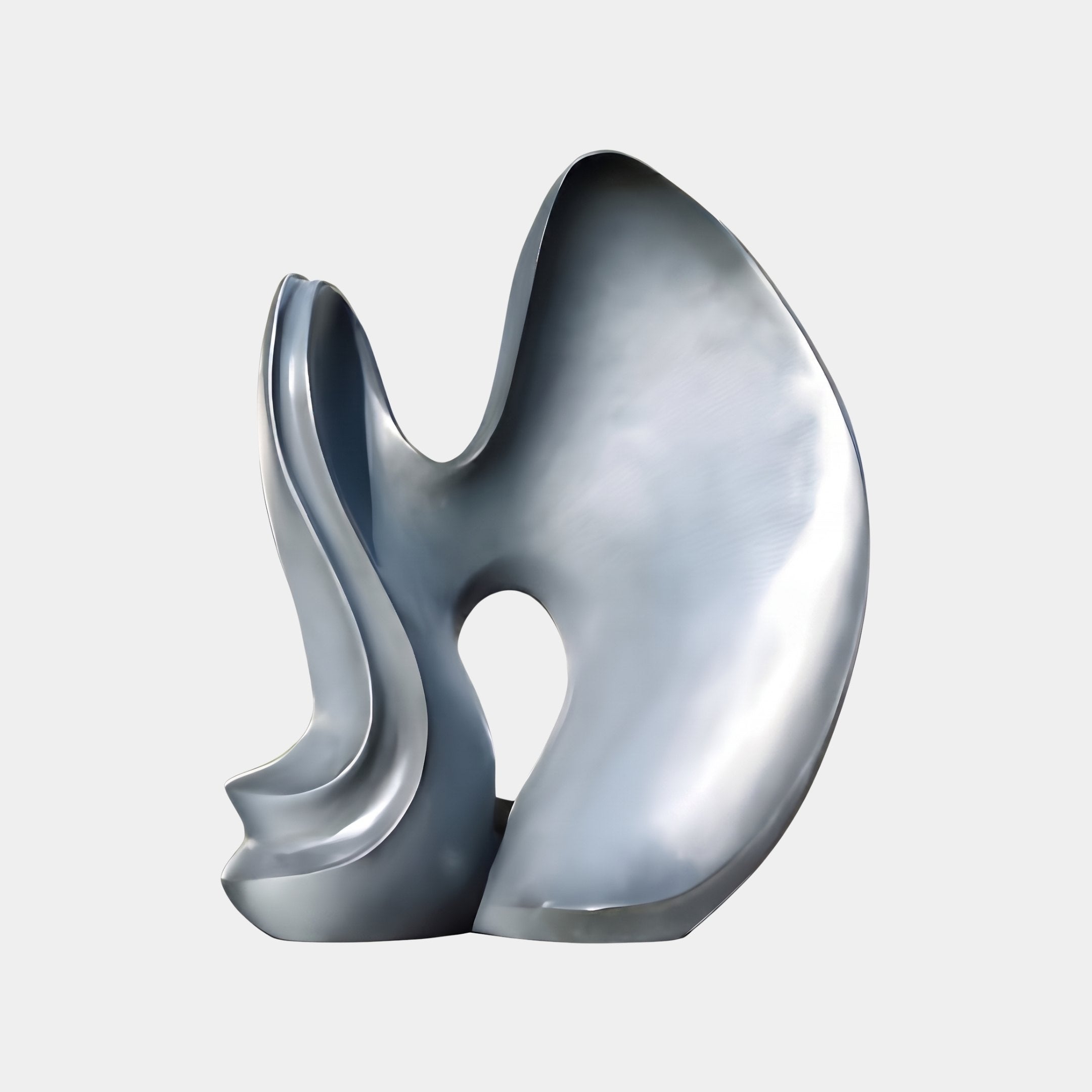Bramber Grey Abstract Sculpture - 165cm