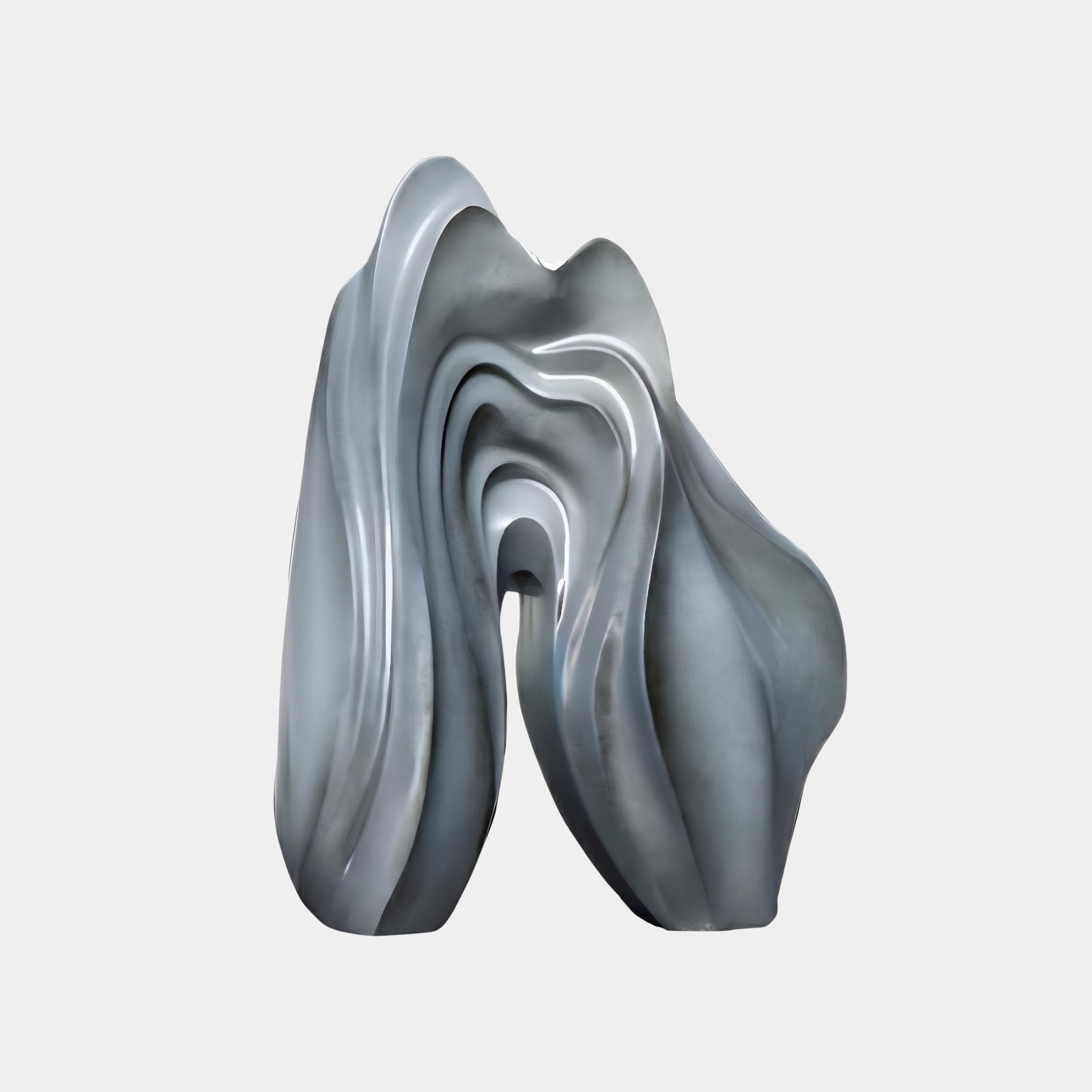 Blakeney Grey Abstract Sculpture - 165cm