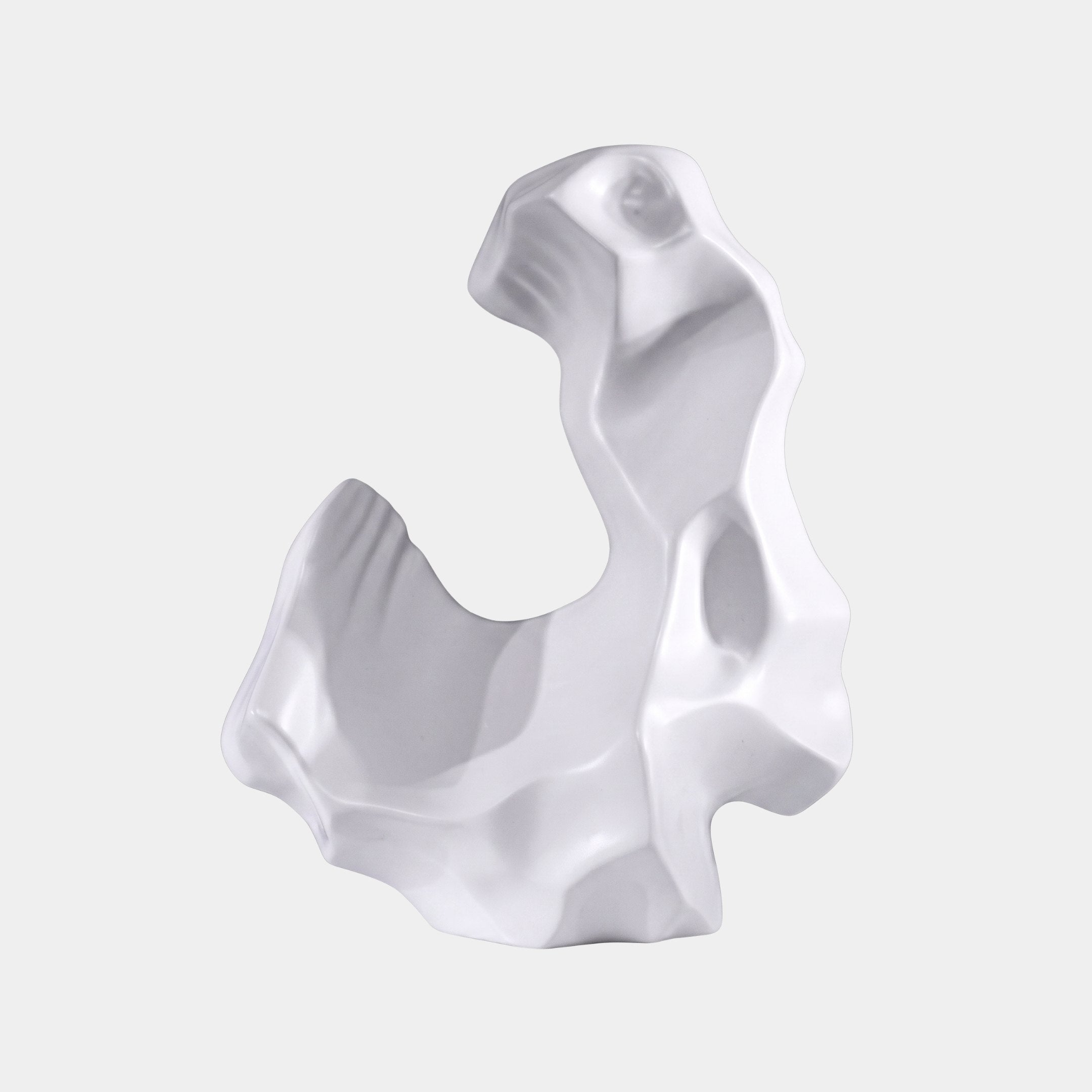 Cloud Hollow Mini White Abstract Sculpture - 60cm