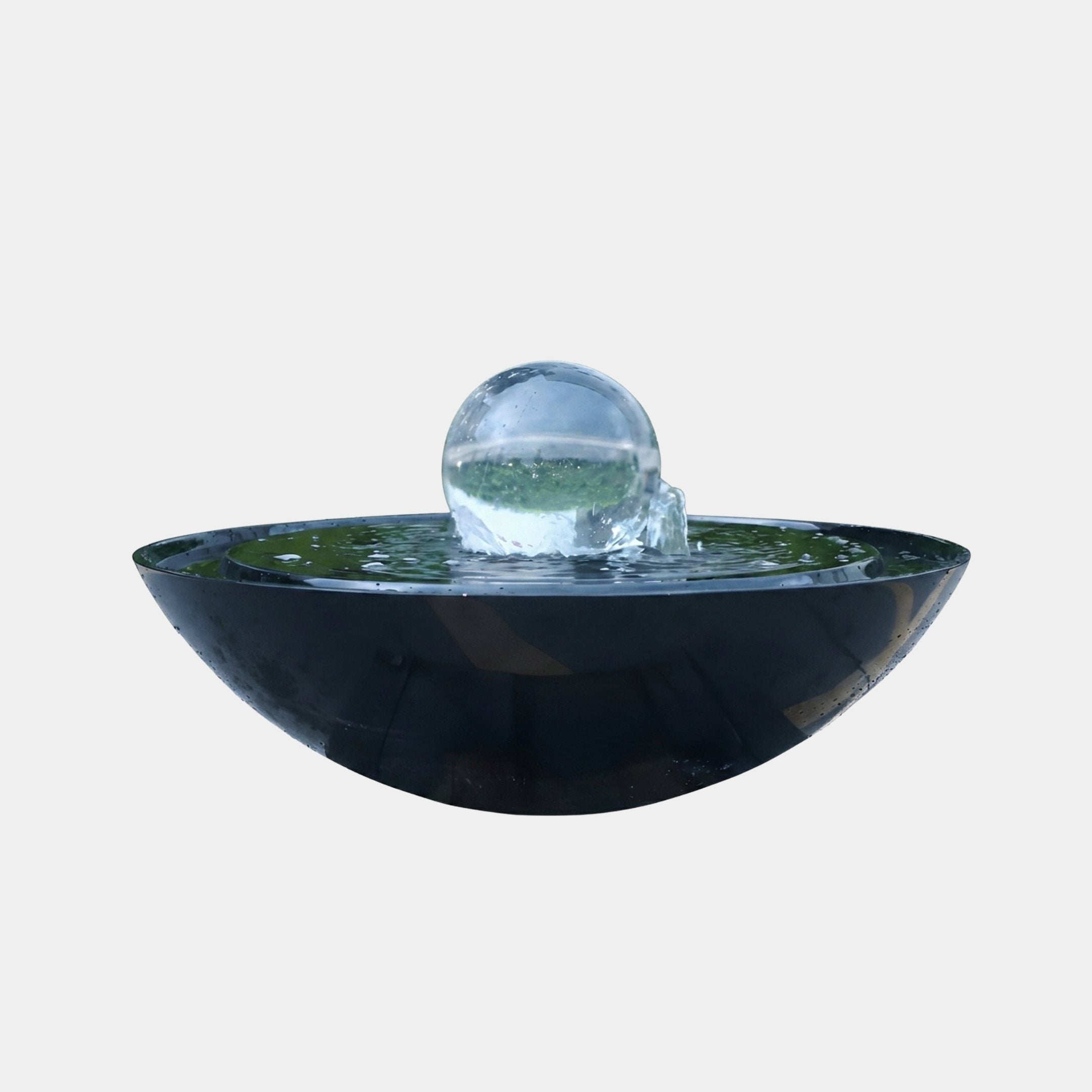 Orb Blue & Grey Fountain Sculpture - 90cm