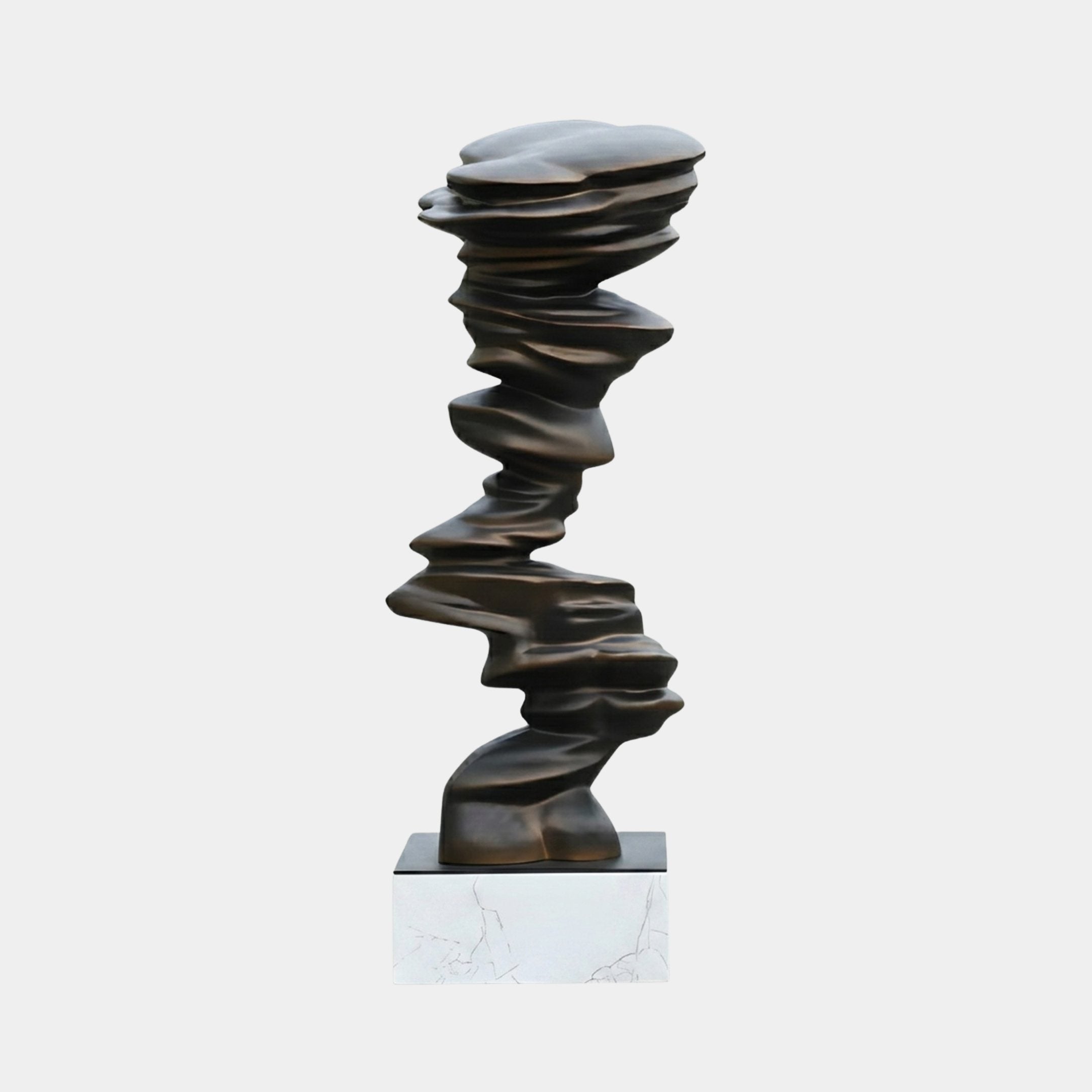 Aurelius Bronze Rock Sculpture - 120cm