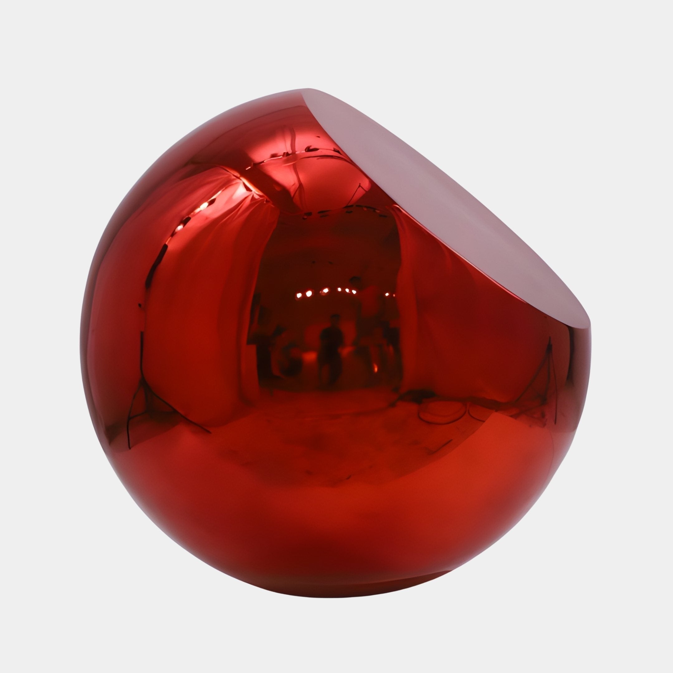 Celeste Red Abstract Sculpture - 90cm