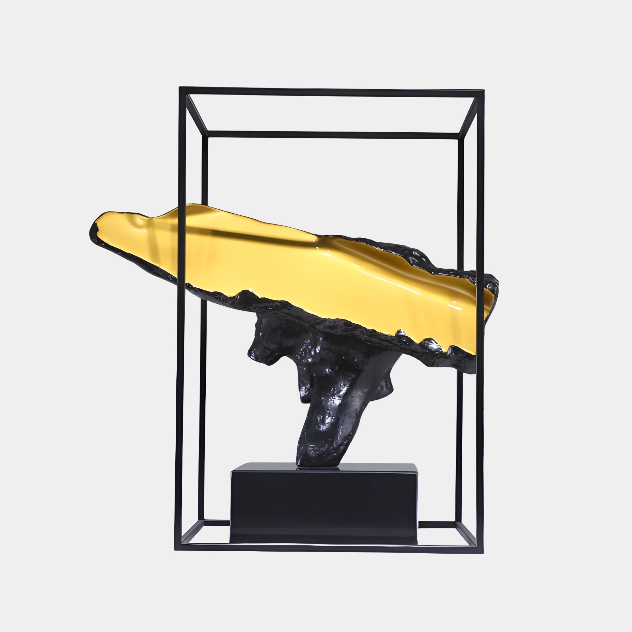 Darrow Gold Abstract Sculpture - 70cm