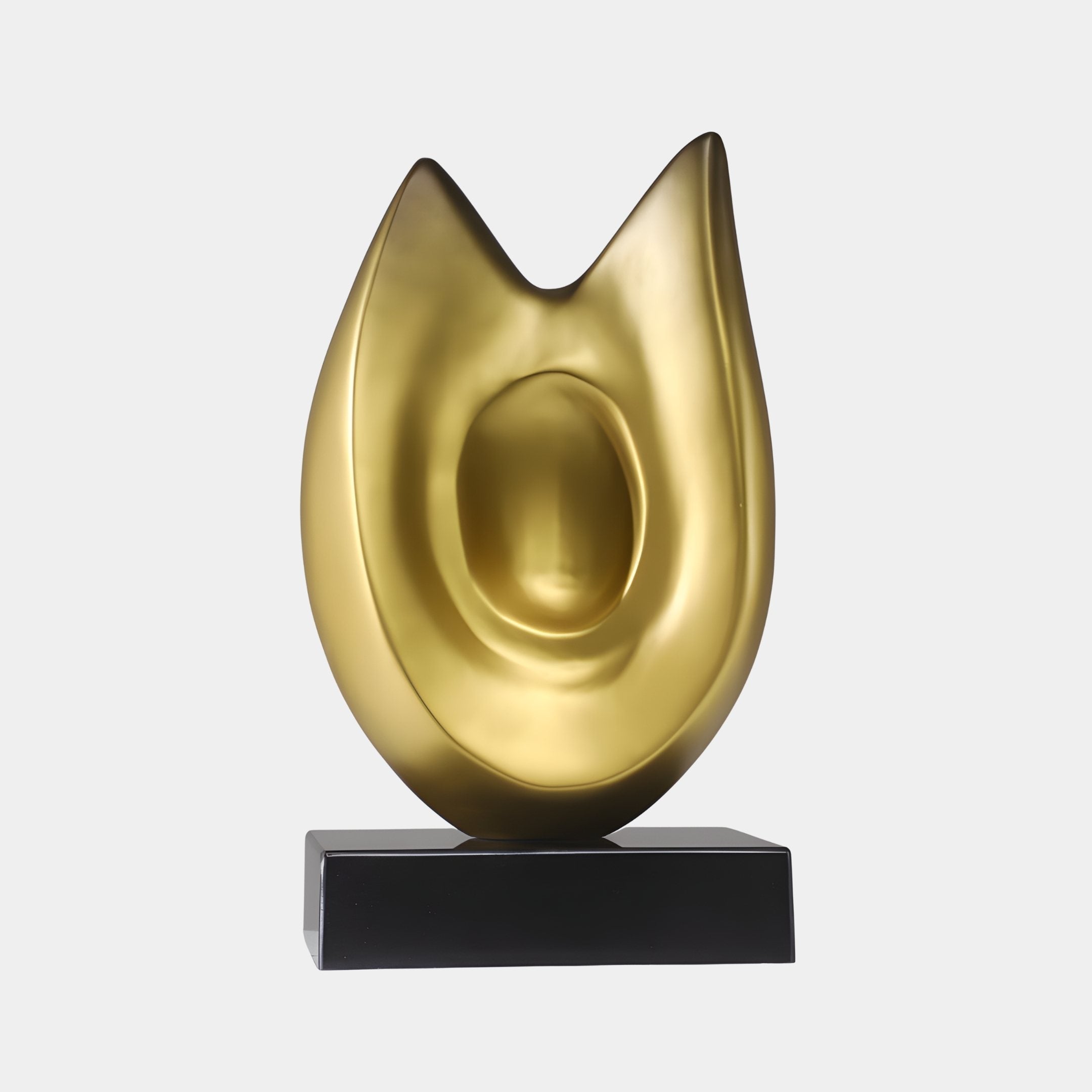 Forsythe Gold Organic Sculpture - 46cm