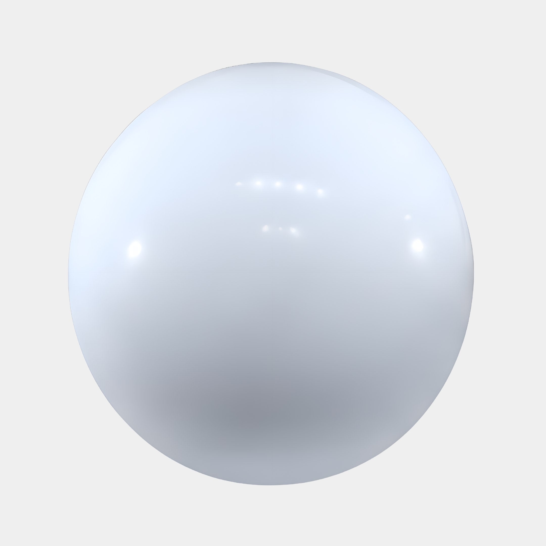 Friston White Sphere Sculpture - 80cm