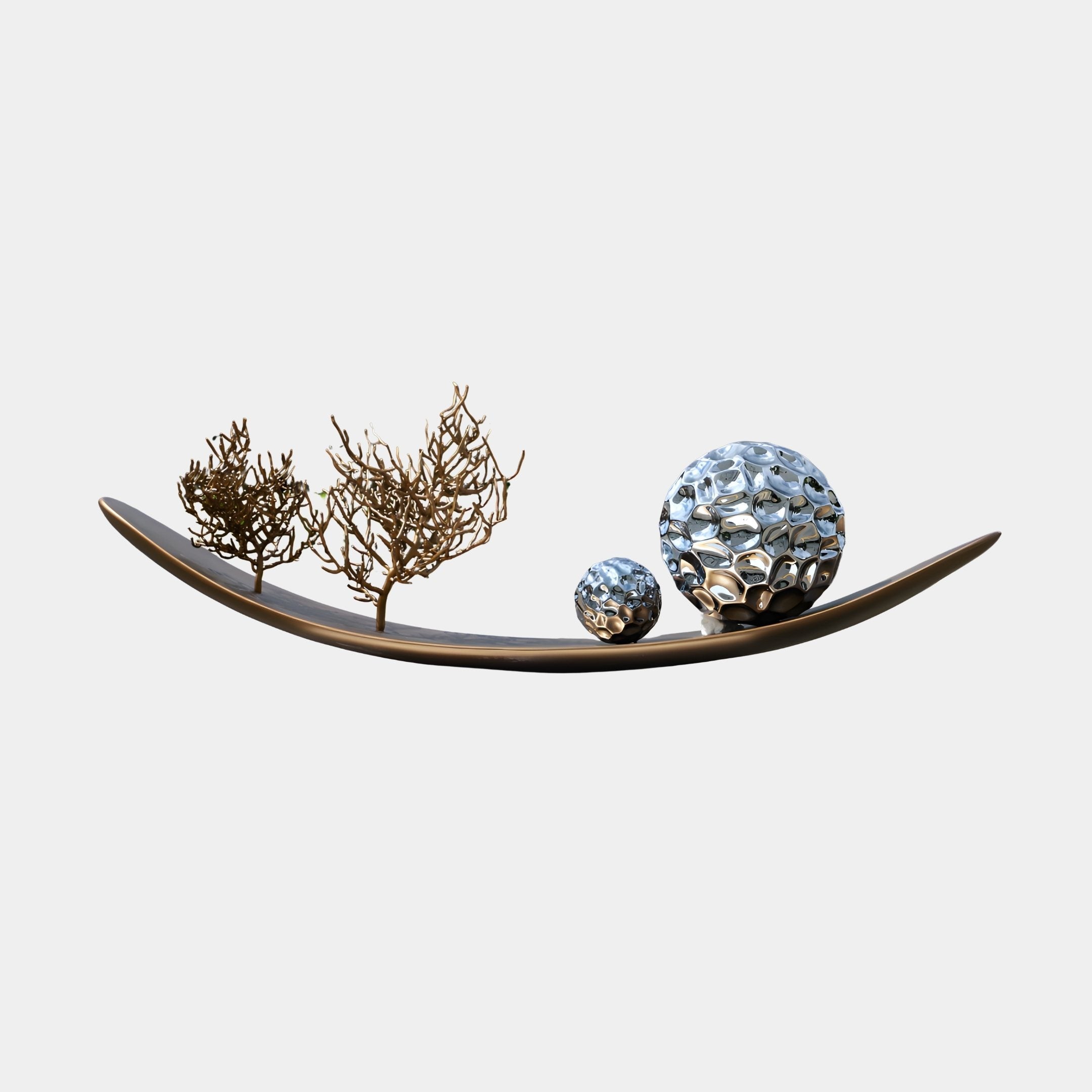 Hawthorne Bronze Tray Sculpture - 200cm