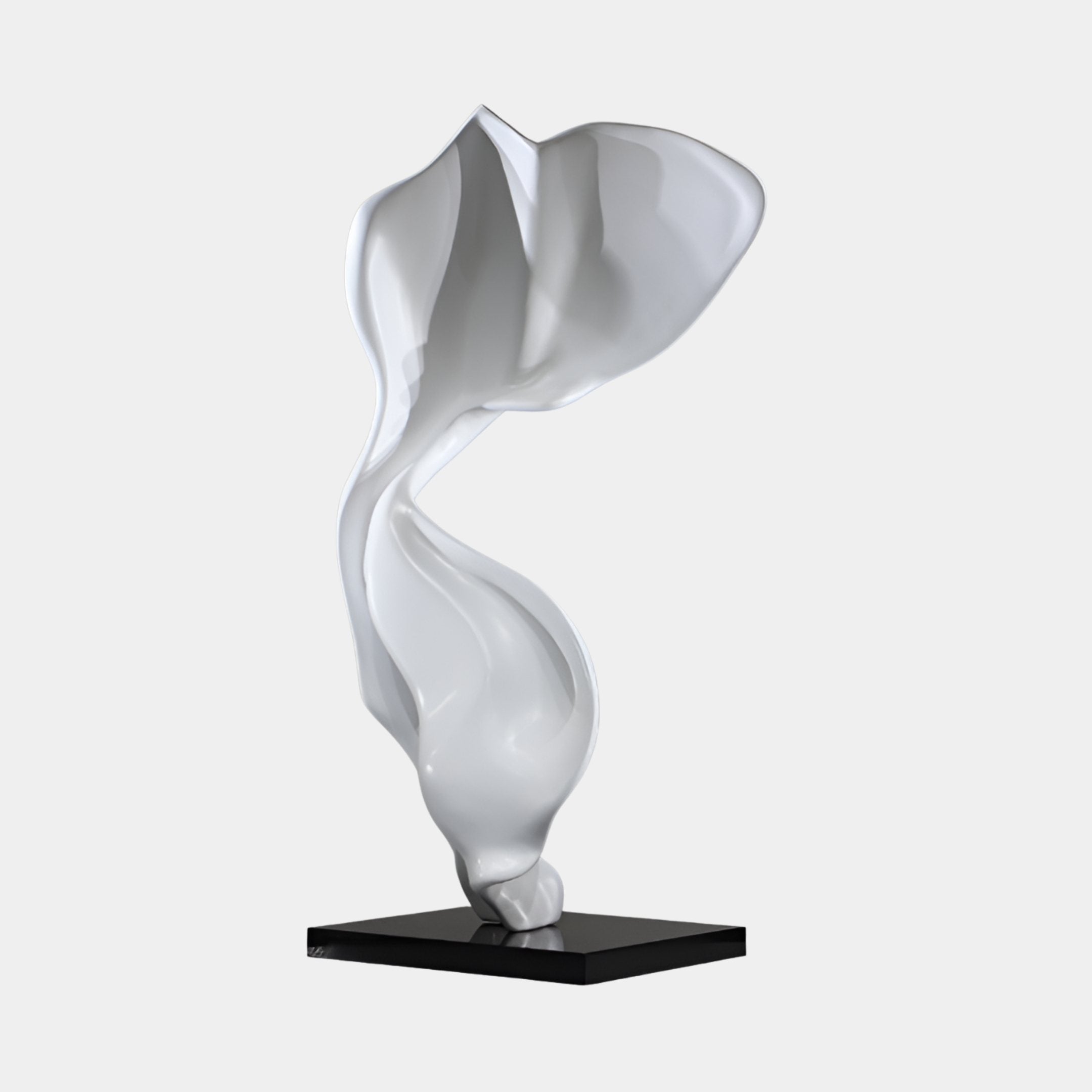 Hesper White Abstract Sculpture - 120cm