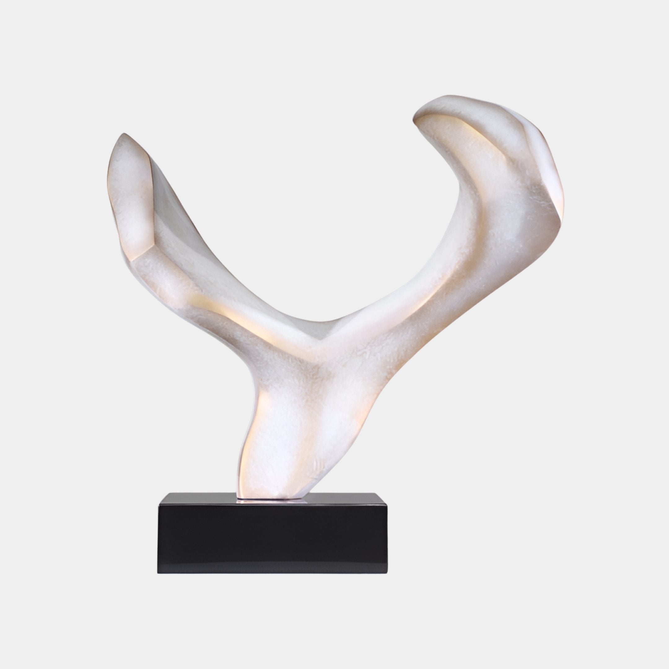 Magnus Cream Abstract Sculpture - 85cm
