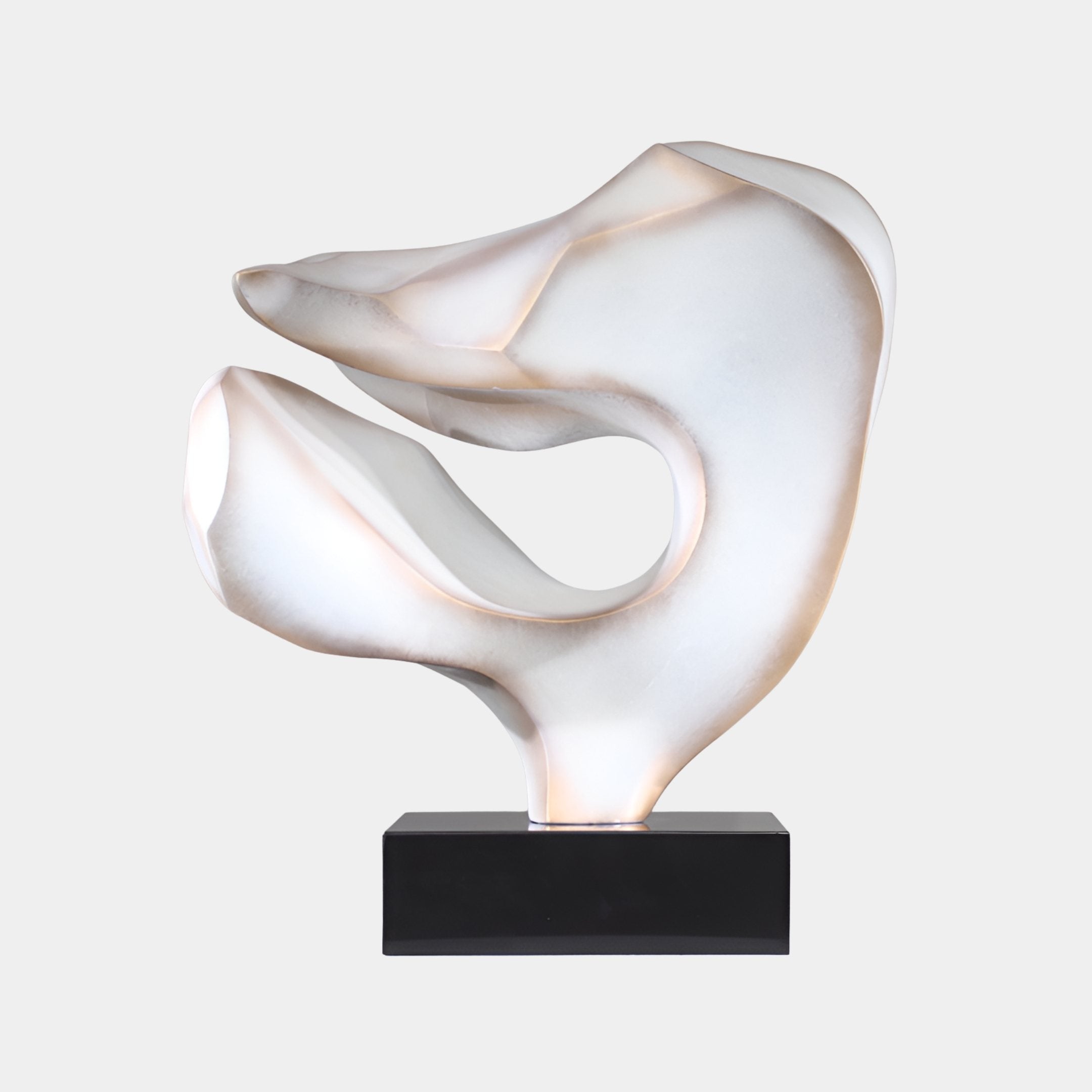 Marlowe White Abstract Sculpture - 82cm