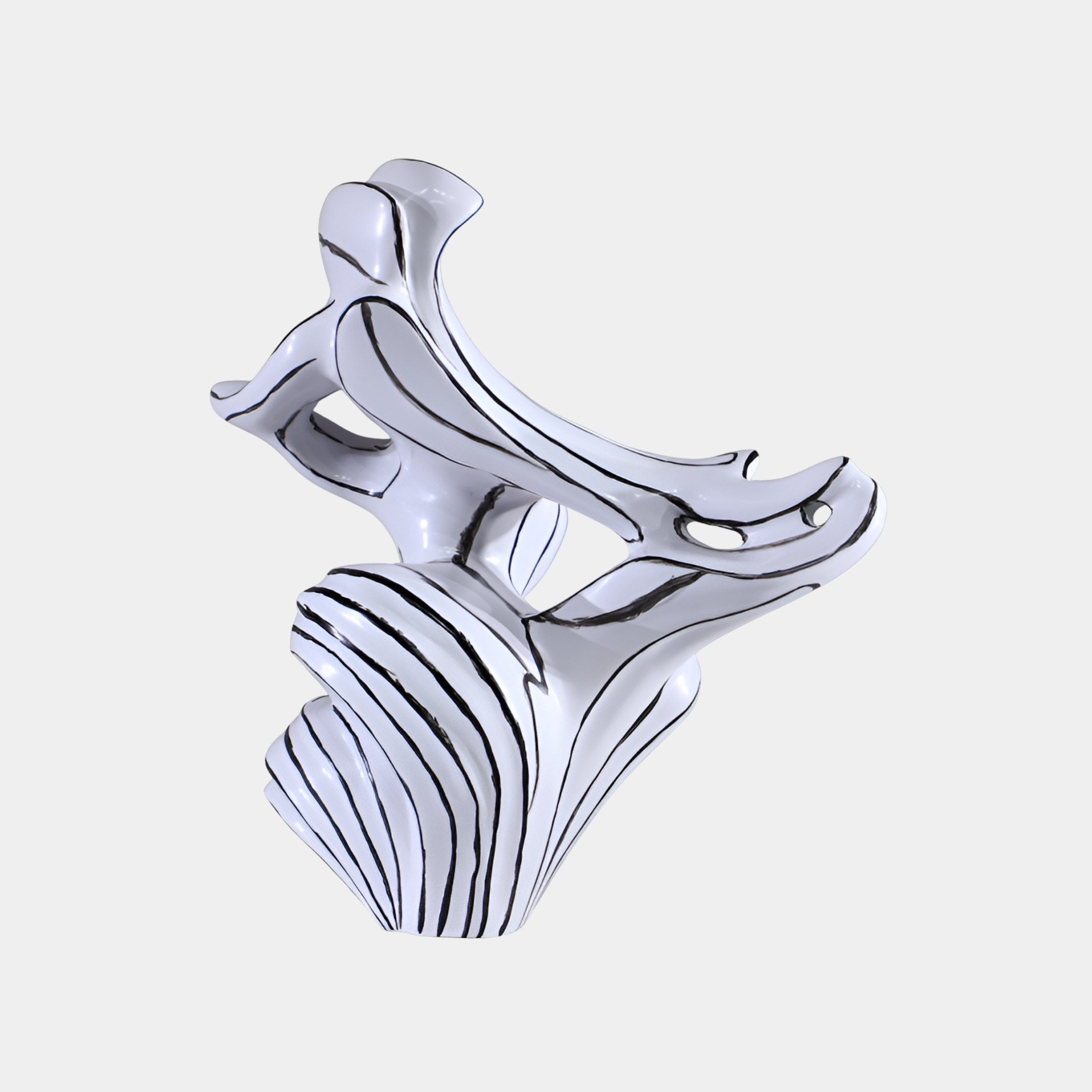 Orin Blue Abstract Sculpture - 50cm