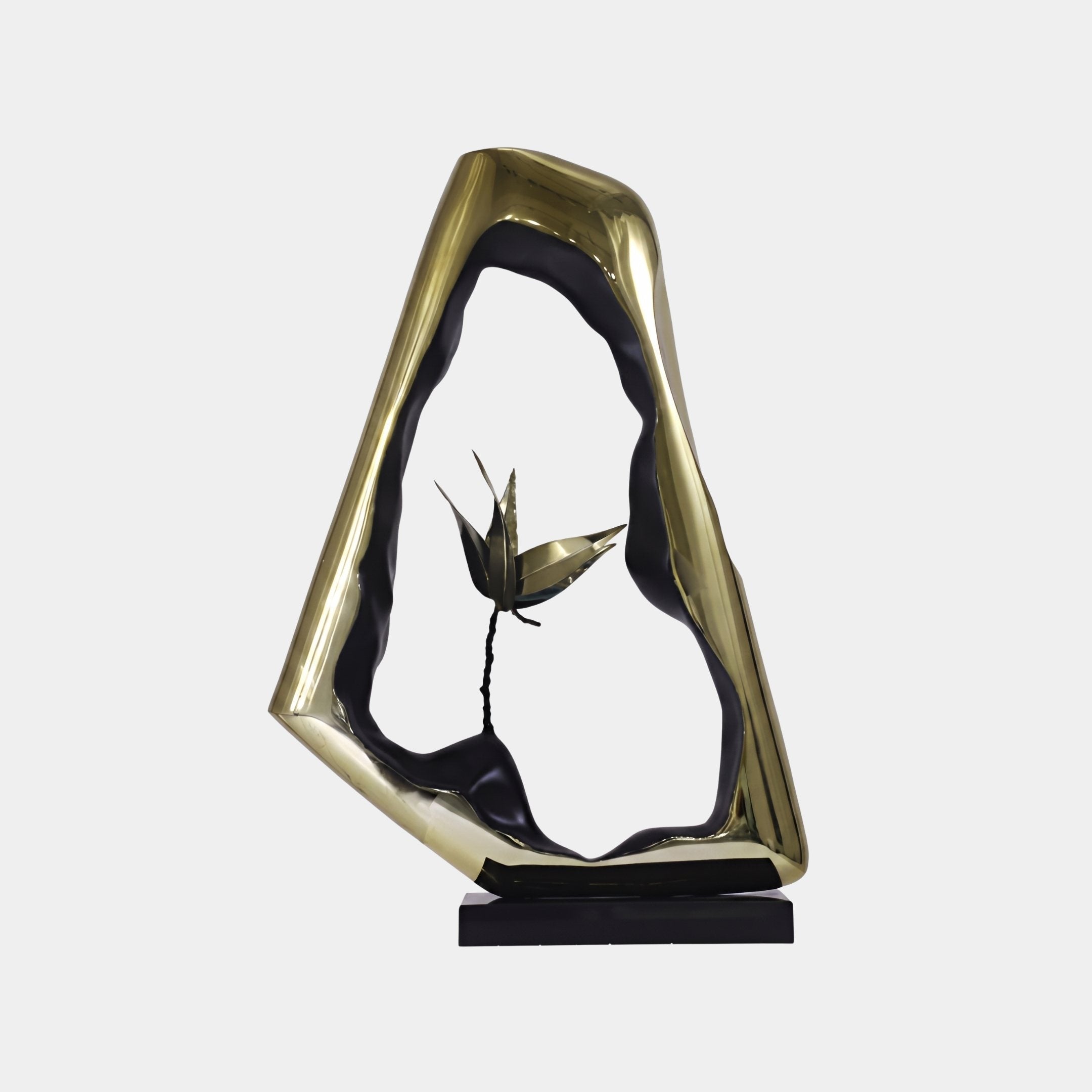 Sennen Gold Abstract Sculpture - 80cm