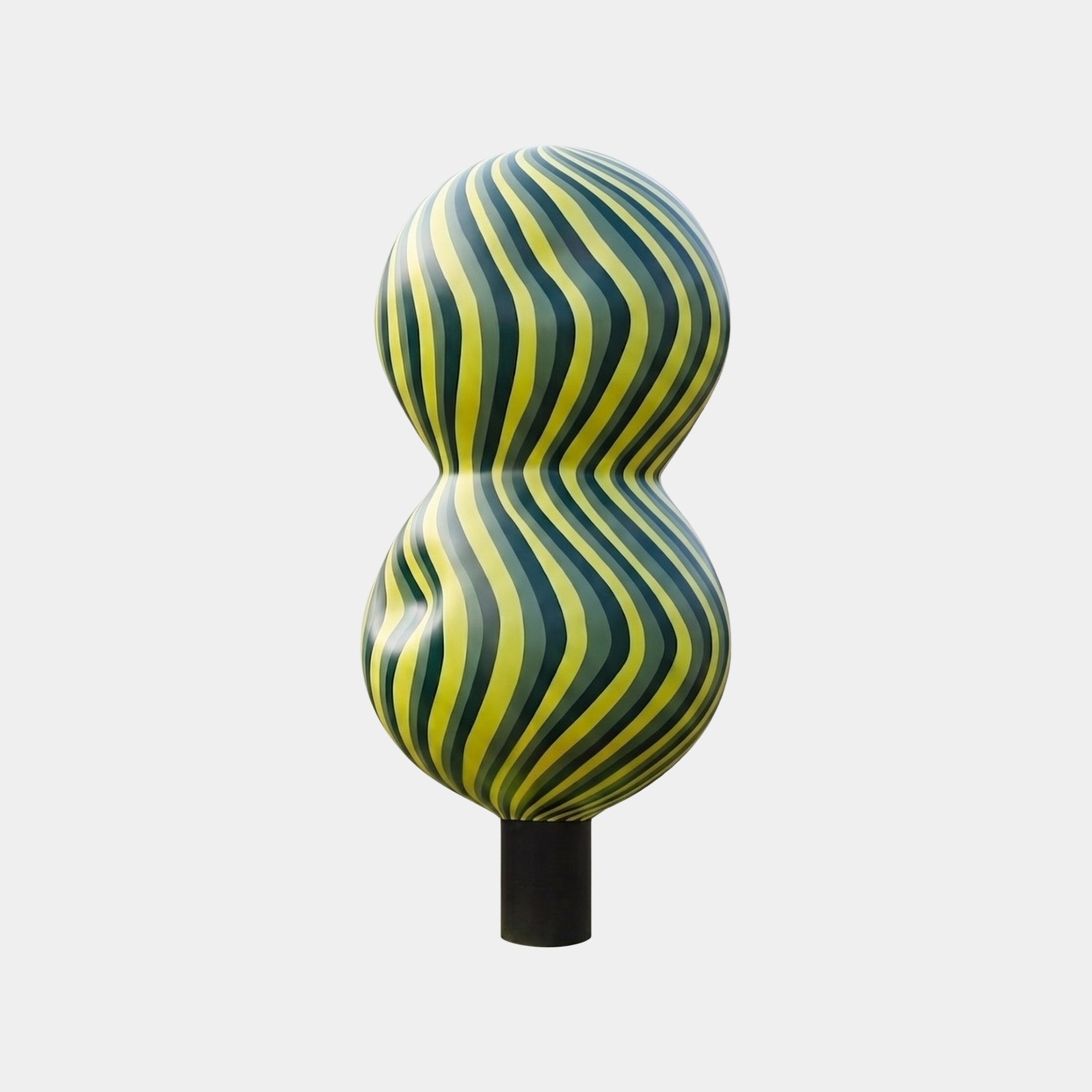 Balcombe Green & Yellow Gourd Sculpture - 65cm