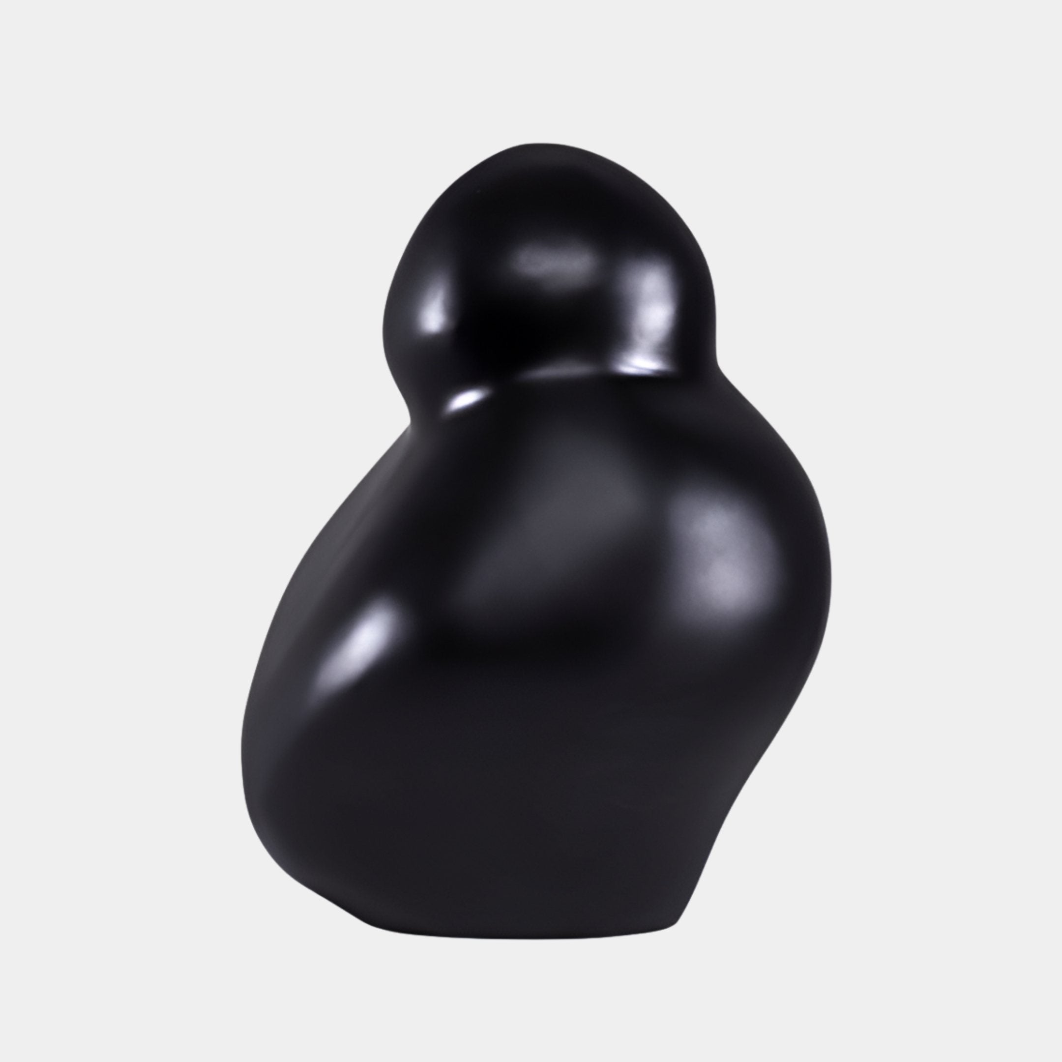 Cedarly Black Organic Sculpture - 30cm
