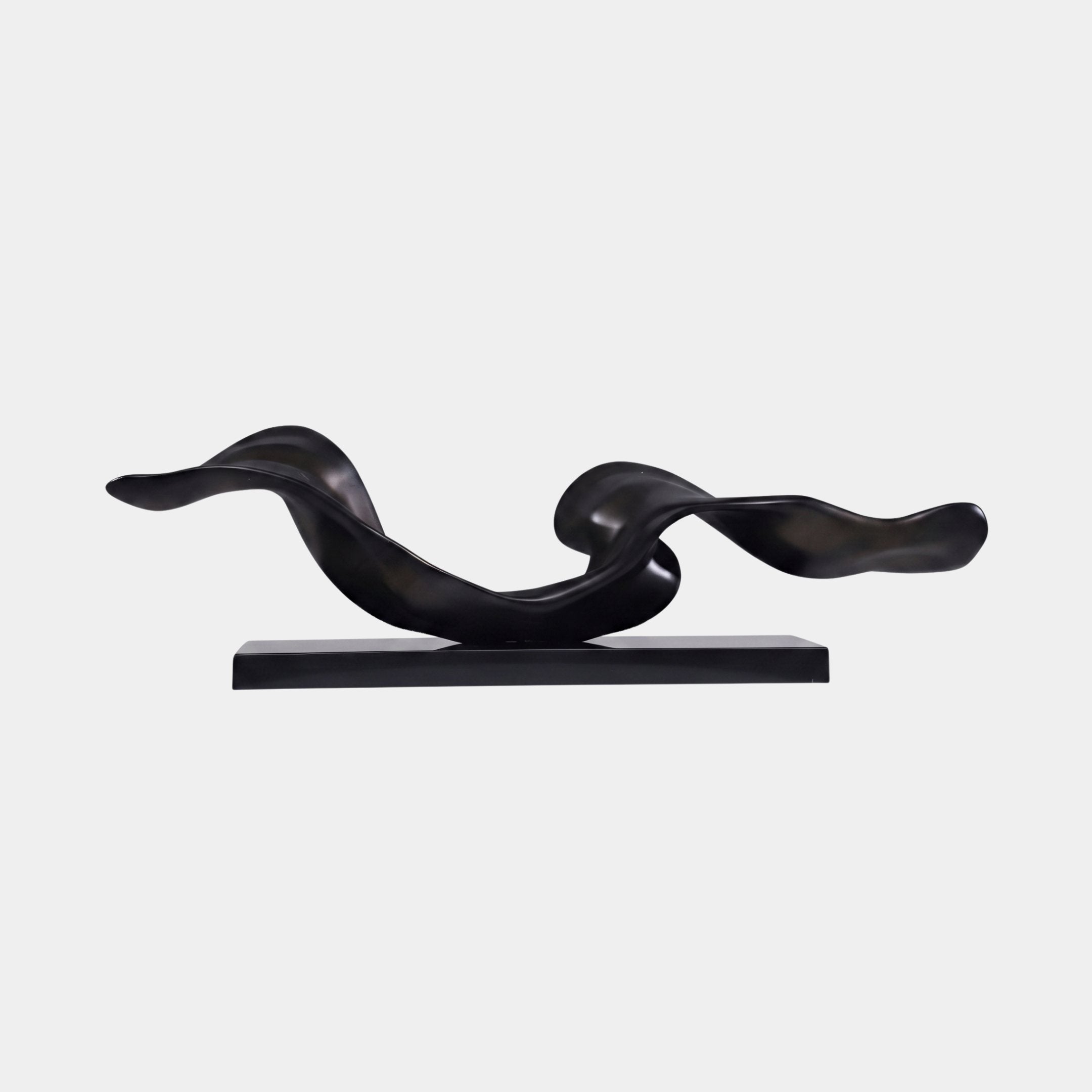 Galewood Black Abstract Sculpture - 130cm