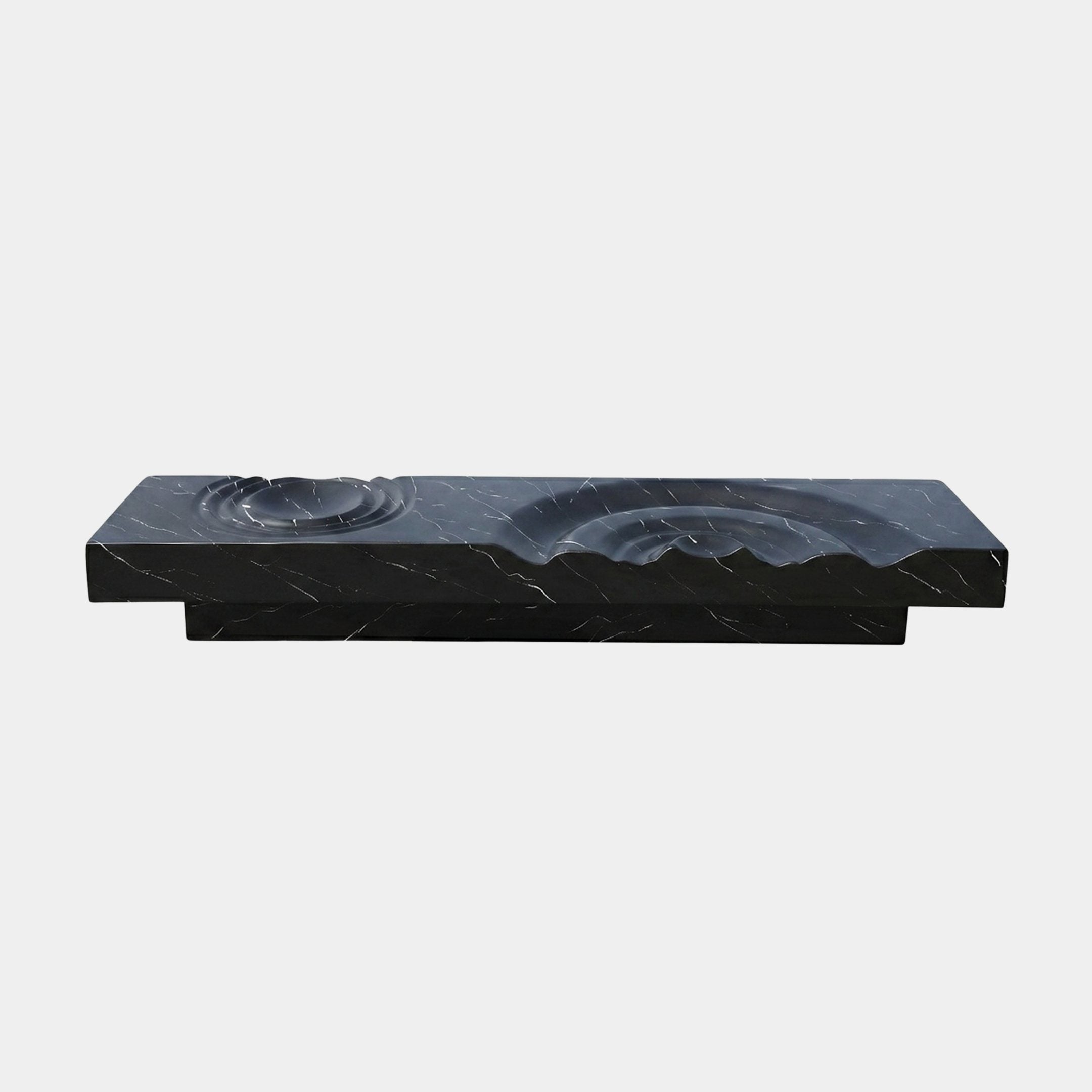 Halloway Black Modern Sculpture - 230cm