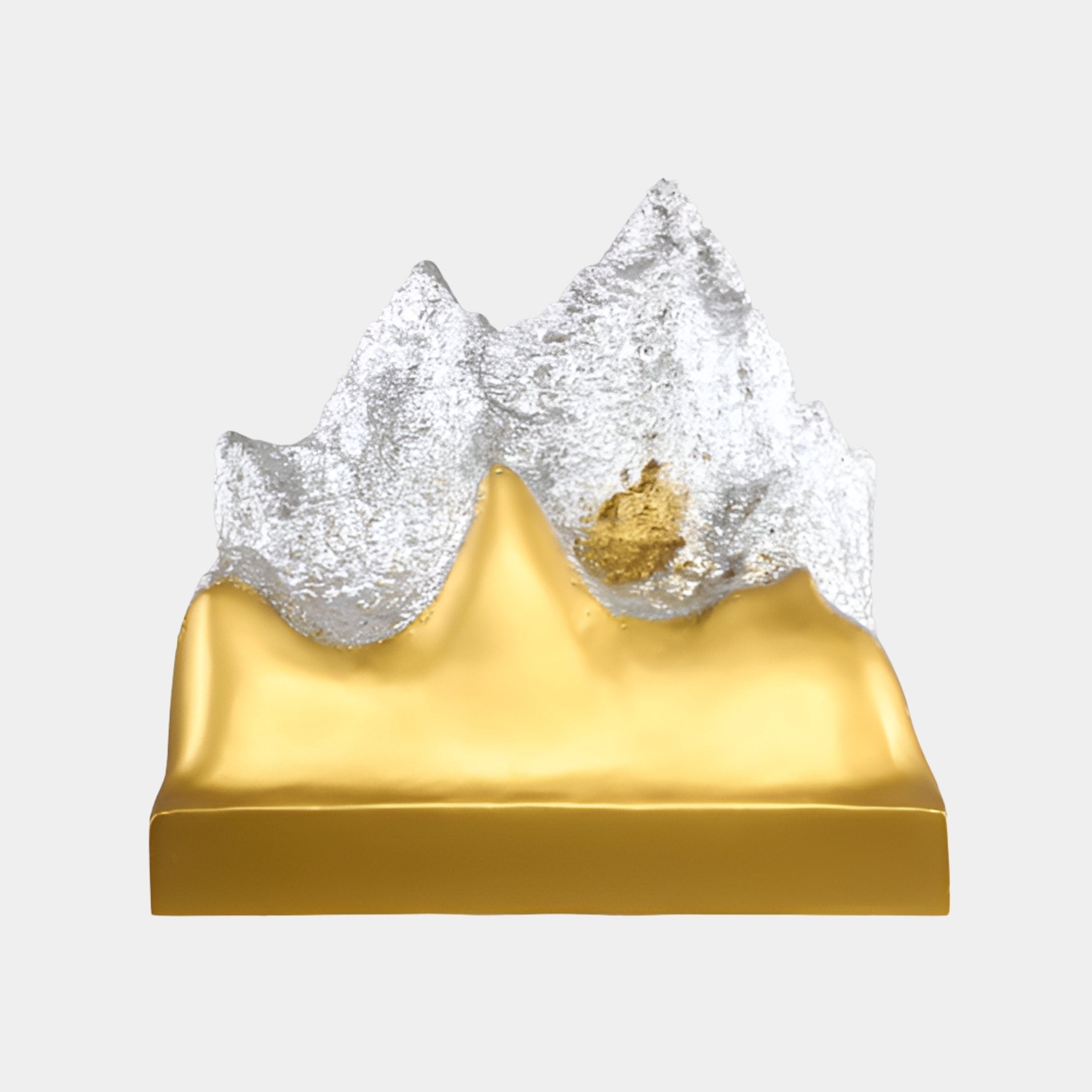 Harwen Gold & Silver Abstract Sculpture - 60cm