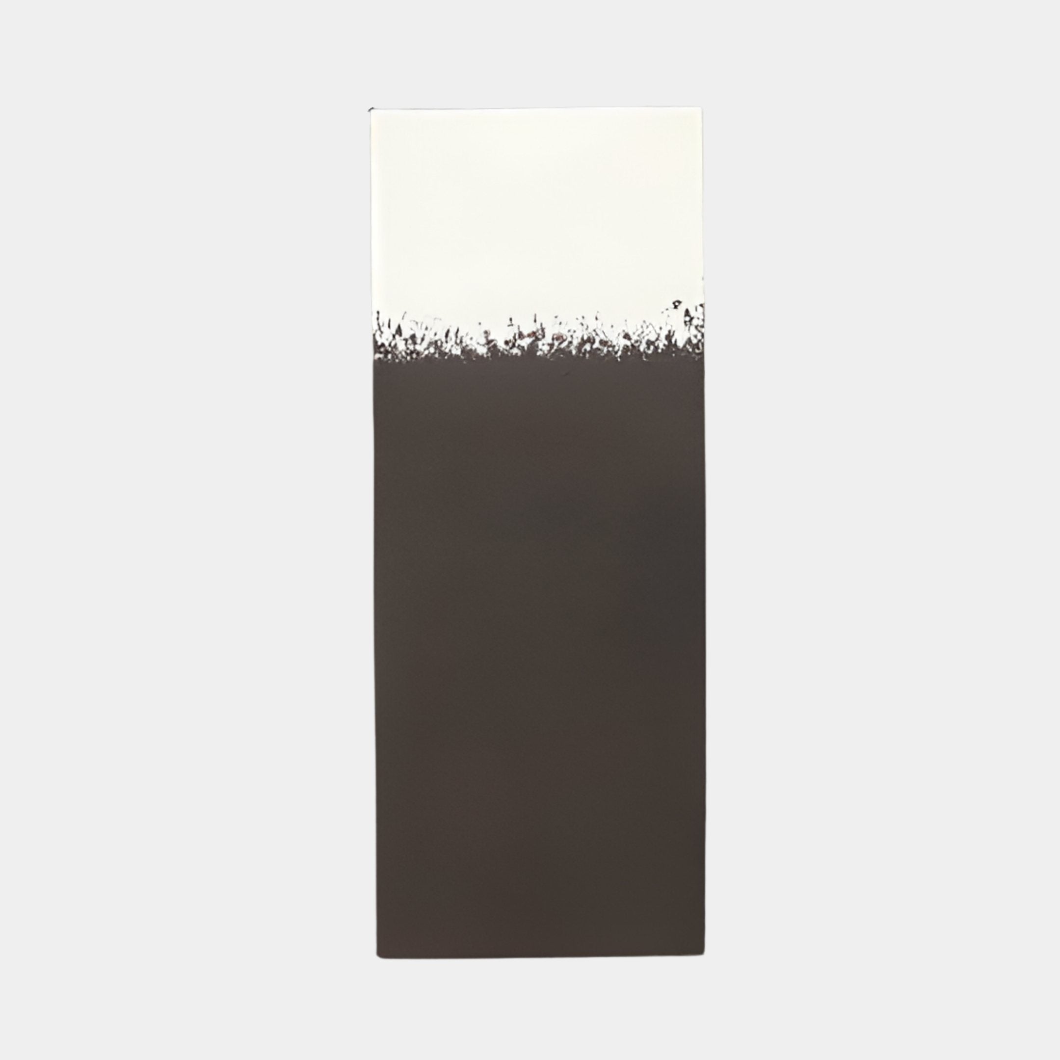 Lorne Brown & White Abstract Sculpture - 90cm