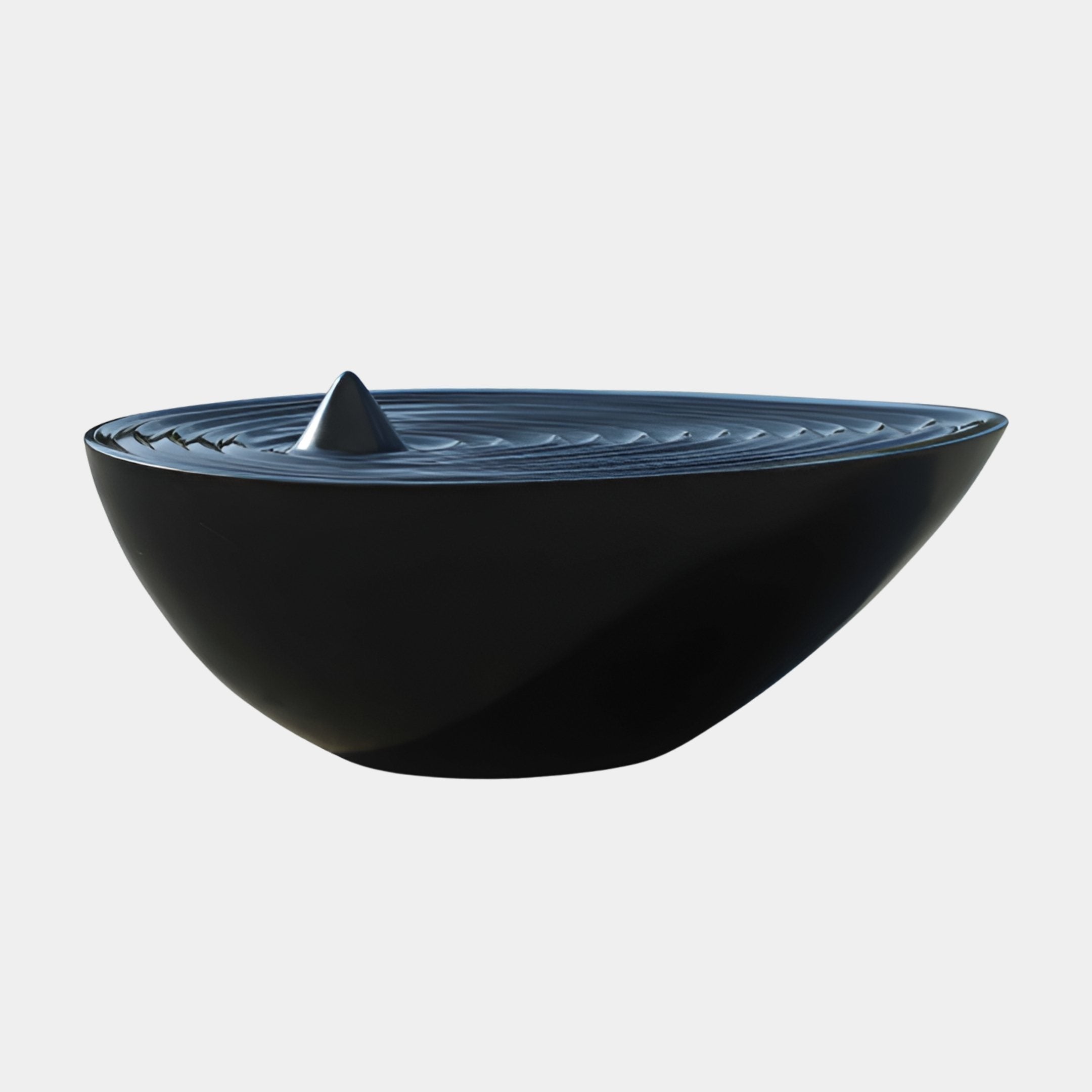 Nantes Black Bowl Sculpture - 140cm