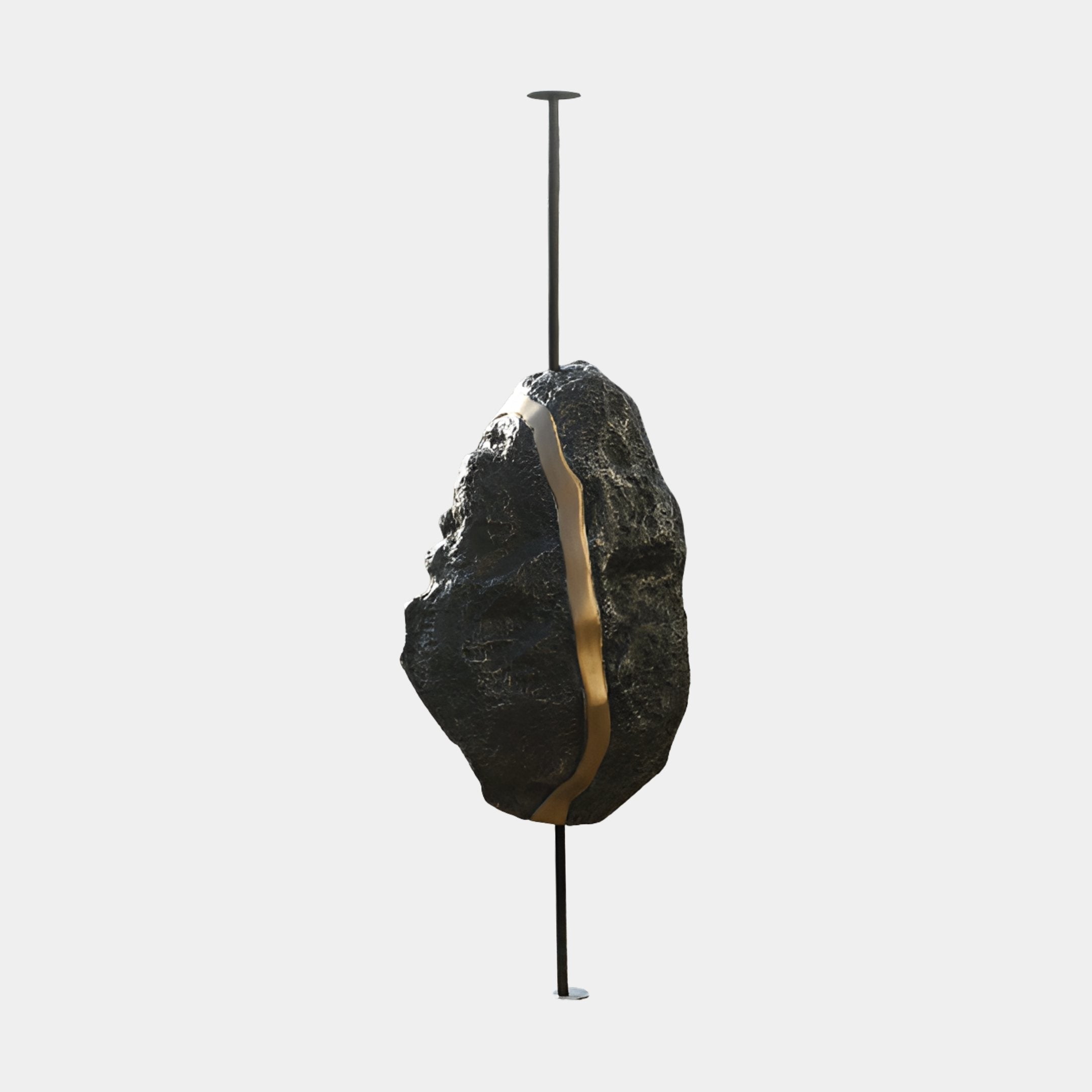 Sabel Black & Gold Organic Sculpture - 163cm