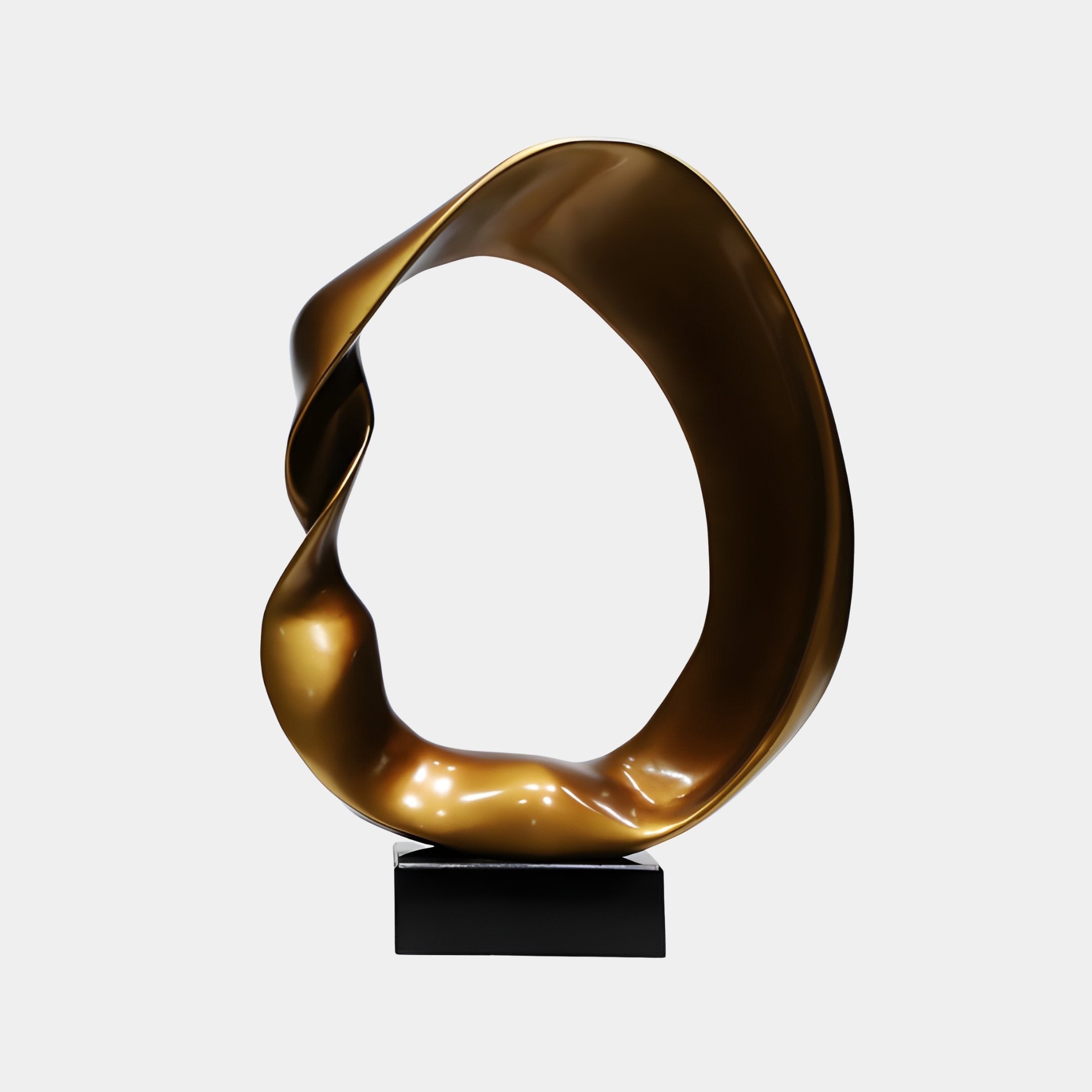 Eddy Gold Abstract Sculpture - 47cm
