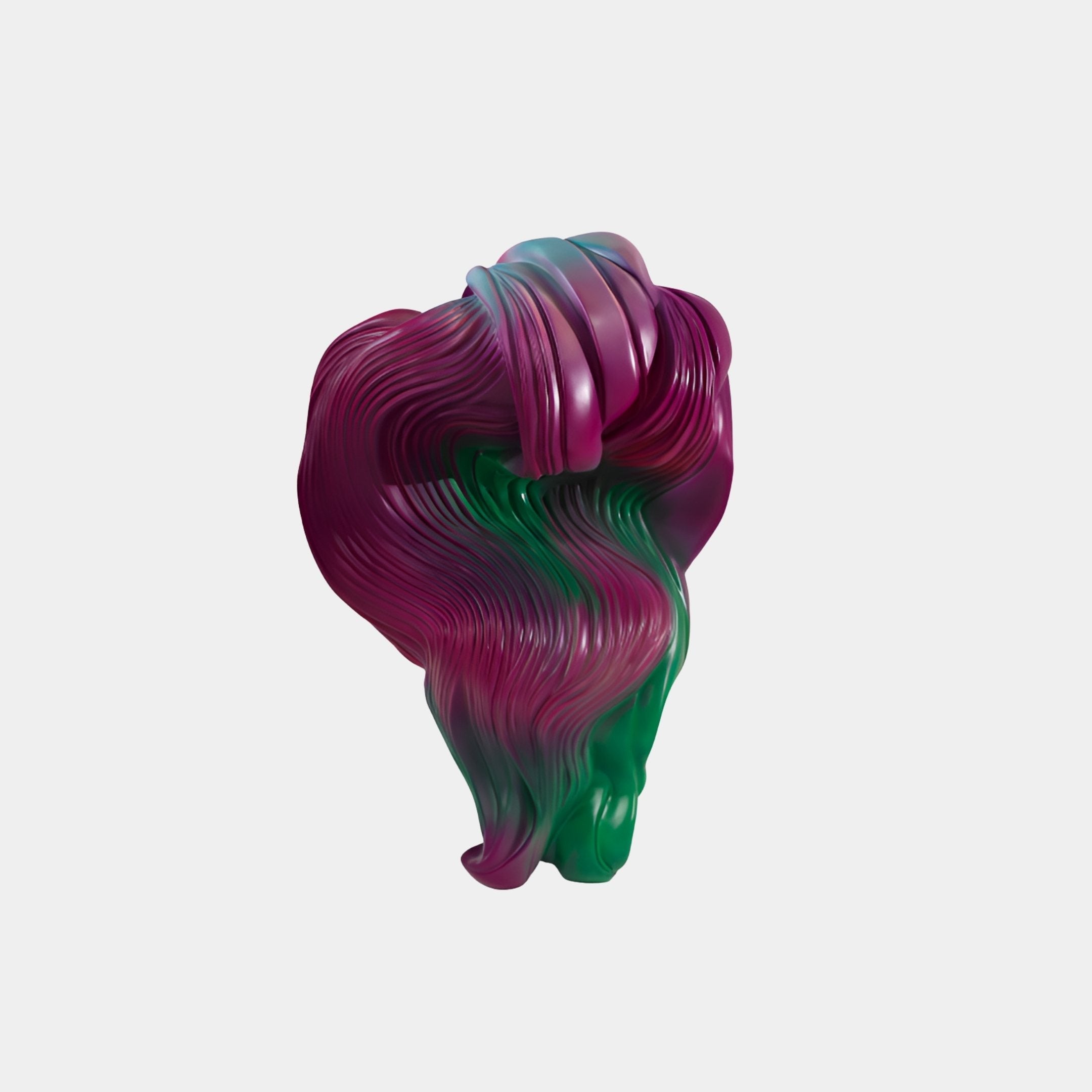 Wexford Purple & Green Organic Sculpture - 115cm