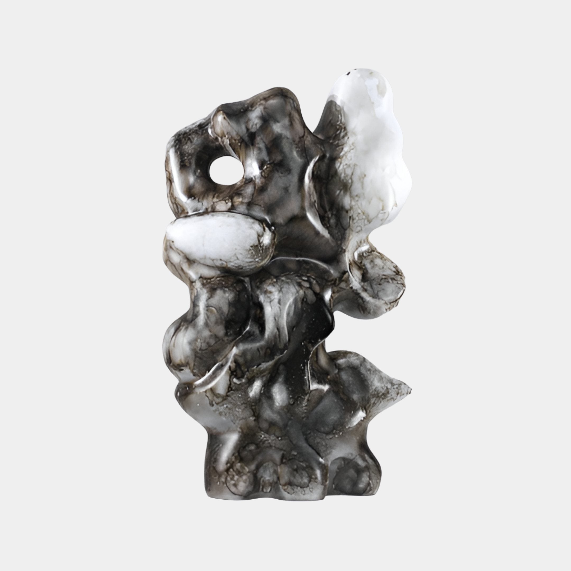 Yvain Grey Rock Sculpture - 60cm